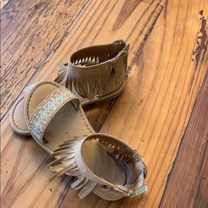 Kids Fringe Sandals